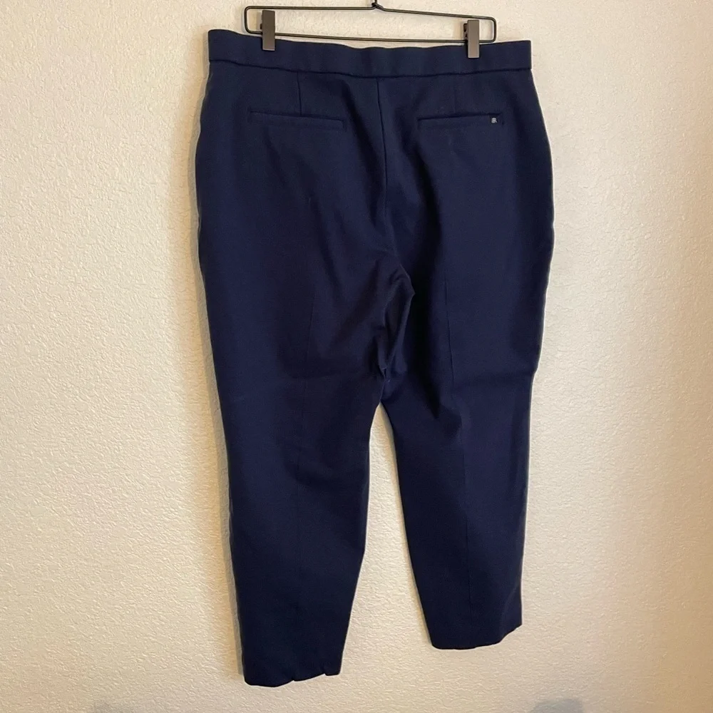 Banana Republic Women’s Skinny Ponte Ankle Pants 16 Navy Blue